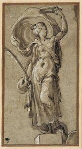 Fortune holding a palm