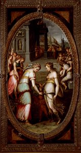 Juno Borrowing the Belt of Venus by Francesco del Coscia