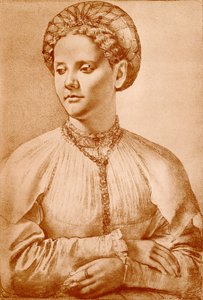 Female Portrait by Francesco di Cristofano Franciabigio