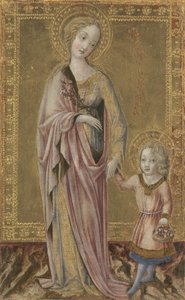 Saint Dorothy and the Infant Christ by Francesco di Giorgio Martini
