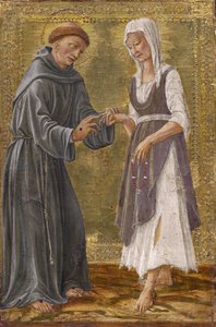 The Sacred Exchange between Saint Francis and Lady Poverty