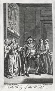 Scene from The Way of the World, by William Congreve, Engraving by Charles Grignon from a Drawing by Francis Hayman by Francis (after) Hayman