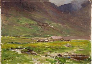 Lake Ogwen by Francis Abel William Taylor Armstrong