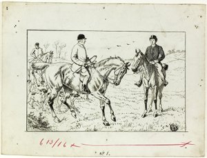 Three Riders at a Hunt