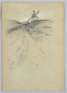 A Windmill by Francis Augustus Lathrop