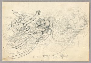 Sketch of Figural Group for Ascension