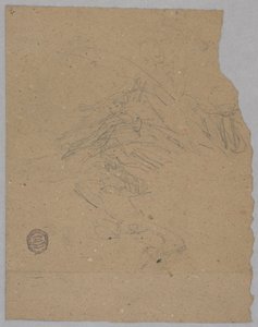 Sketch of Heavenly Figures by Francis Augustus Lathrop