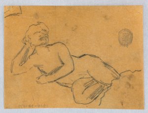 Sketch of a Female Nude
