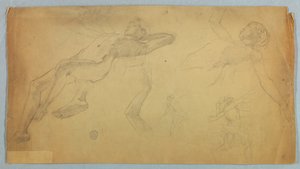 Sketches of Nude Figures by Francis Augustus Lathrop