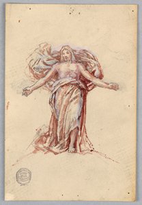 Study for Christ, Chancel of St. Bartholomew, New York by Francis Augustus Lathrop