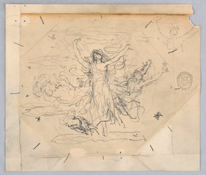 Study for "Zodiac" by Francis Augustus Lathrop