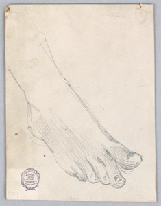 Study of Right Foot by Francis Augustus Lathrop