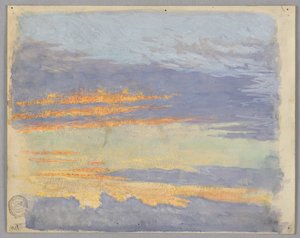Study of clouds, Rome, Italy
