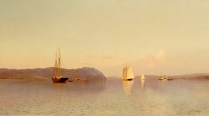 Late Afternoon, Haverstraw Bay by Francis Augustus Silva