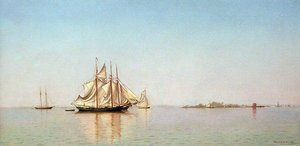 Off City Island, New York by Francis Augustus Silva