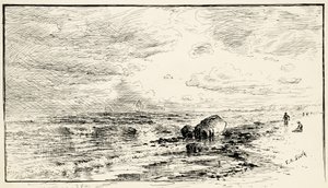 The Beach Near Point Judith, Rhode Island