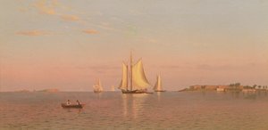 View of Boston Harbour Near Castle Island