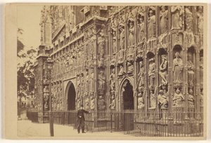 A Cathedral, Possibly Exeter by Francis Bedford
