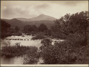 Bettws-y-Coed. Moel Siabod and Stepping Stones by Francis Bedford