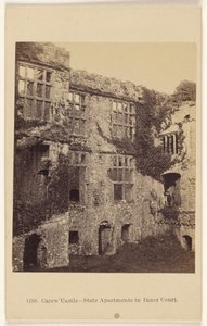 Carew Castle - State Apartments in Inner Court by Francis Bedford