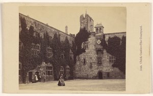 Chirk Castle - The Courtyard by Francis Bedford
