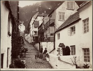Clovelly, New Inn & Street