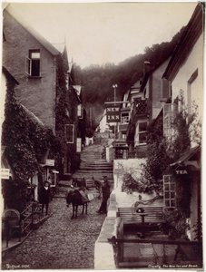 Clovelly, The New Inn and Street by Francis Bedford