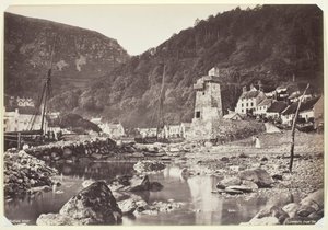Lynmouth from the Sea, 1860-94 by Francis Bedford