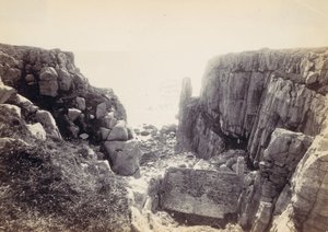 Rocky Inlet with Seascape by Francis Bedford