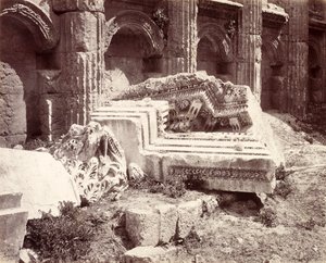 Sculptured Remains within the Temple of Jupiter, Baalbek