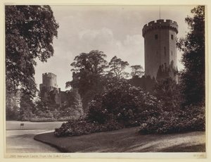 Warwick Castle, from the Outer Court, 1860-94 by Francis Bedford