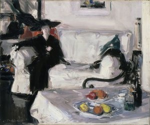 Interior with Figure by Francis Campbell Boileau Cadell