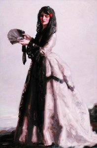 Spanish Lady by Francis Campbell Boileau Cadell