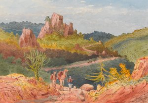 Amba Alaji, near Atillam by Francis Cornelius James