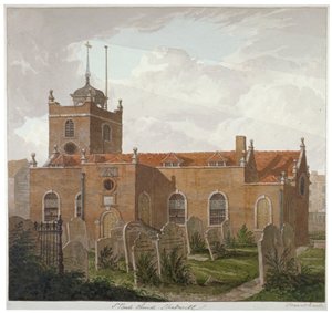 Church of St Paul, Shadwell, London, c1810 by Francis Danby