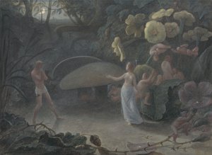 Oberon and Titania by Francis Danby