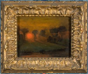 Sunset through Trees by Francis Danby