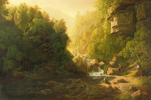 The Mountain Torrent by Francis Danby