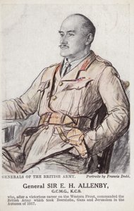 General Sir E H H Allenby by Francis Dodd