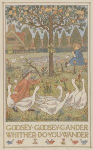 Goosey Goosey Gander Whither Do You Wander by Francis Donkin Bedford