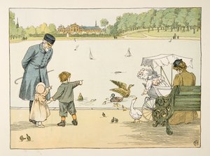 The Park Keeper, from Four and Twenty Toilers, pub. 1900 by Francis Donkin Bedford