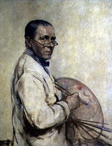 Portrait of the Artist Sir William Orpen by Francis Edwin Hodge