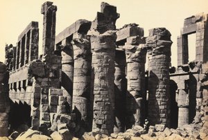 Ruins of the Large Hypostyle Hall of the Great Temple of Amon-Ra, Karnak, Egypt