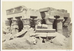 View of the temple of Kom Ombo