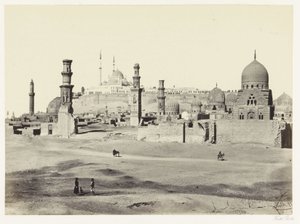 View of the Southern Part of the Necropolis in Cairo (Tombs in the Southern Cemetery. First View.) by Francis Frith