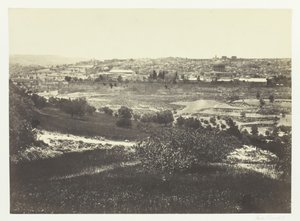 Jerusalem, from the Mount of Olives, No.1, 1857 by Francis Frith