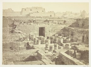 New Excavation at Medinet-Haboo, 1860, printed 1862