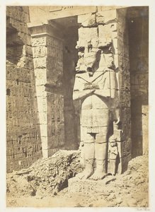 Osiride Pillars at Medinet-Haboo, c. 1857