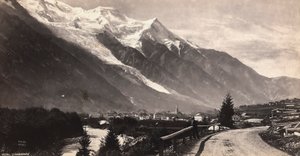 Panoramic View of Chamonix-Mont Blanc, France by Francis Frith