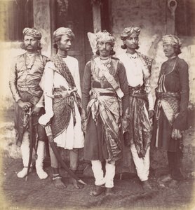 Rajpoots, 1870s by Francis Frith